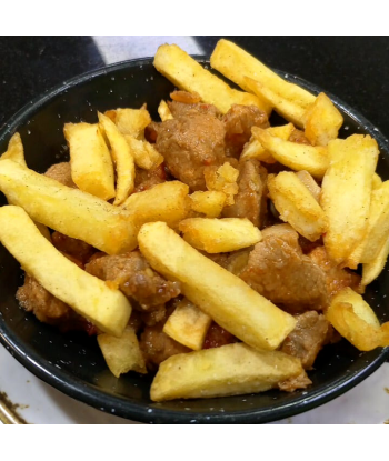 MAGRO EN SALSA CON PATATAS